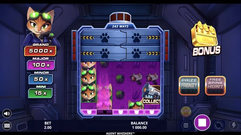 Agent Whiskers In-game screen