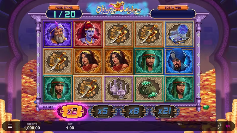 Aliya’s Wishes™ in play screen