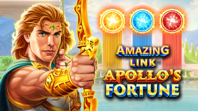 Amazing Link™ Apollo's Fortune online pokies logo