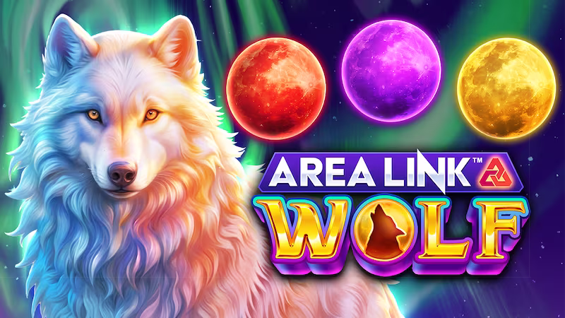 Area Link™ Wolf  Slot Game Logo at Spin Casino