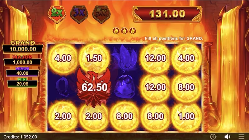 Amazing Link™ Phoenix in play Link™ feature screen