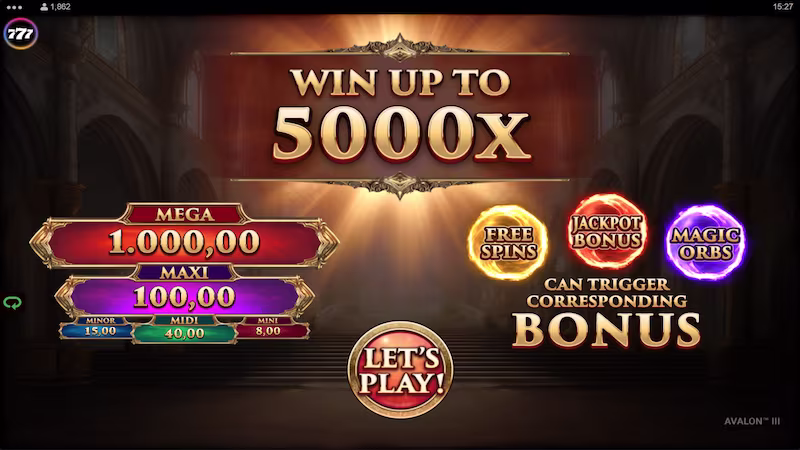 Avalon™ III  Slot Game features