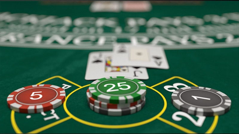 Generic image of a blackjack table