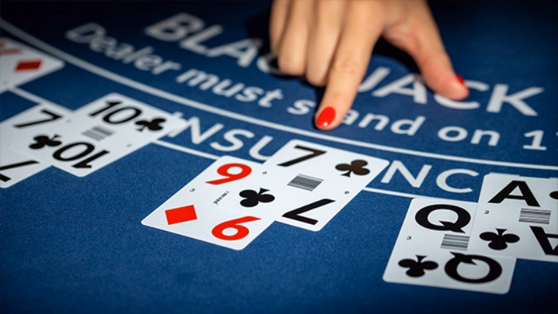 generic image of online blackjack at Spin Casino