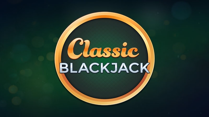 image of classic blackjack logo at Spin Casino