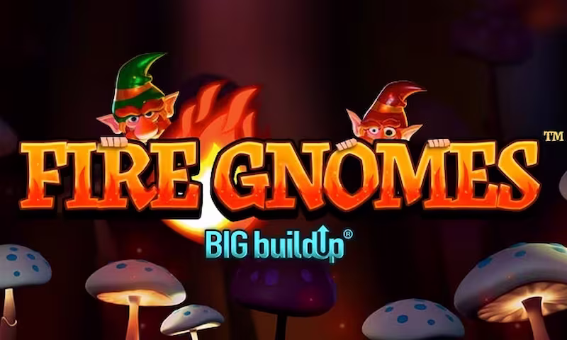 Image of online slot game logo: Fire Gnomes™