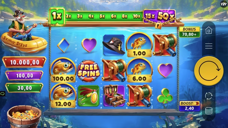 Give Me Gold: Mo Fish™ In-game screen