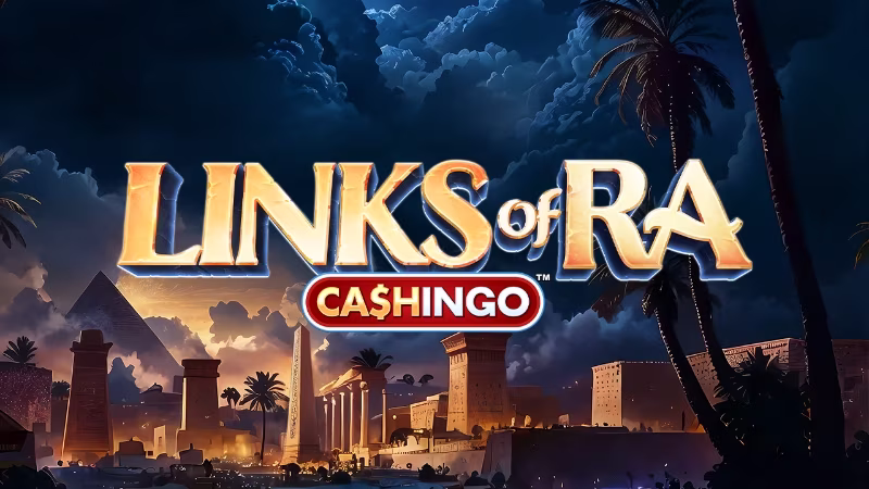 Links of Ra CASHINGO™ online pokies logo