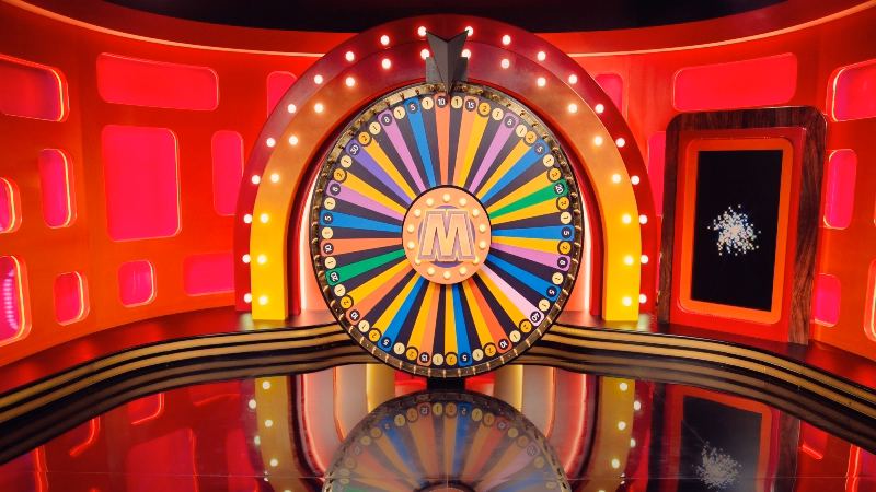 Mega Wheel casino game live studio