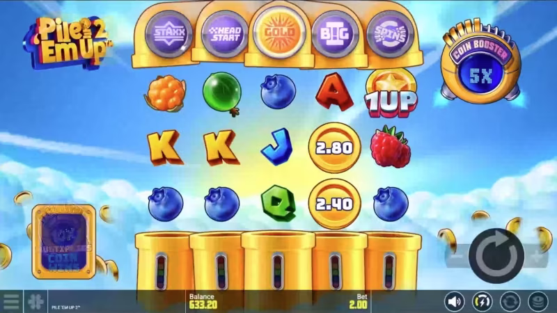 Pile ’Em Up 2™ In-game screen
