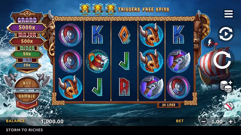 Storm to Riches in game screen