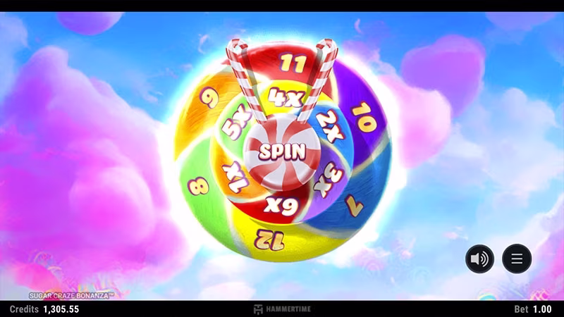 Sugar Craze Bonanza™ In-game Free Spins Lollipop Wheel