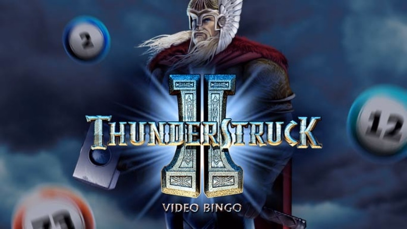 Image of casino video bingo game: Thunderstruck II Video Bingo