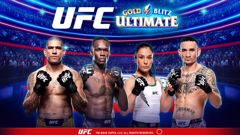 UFC® Gold Blitz™ Ultimate™ online pokies logo