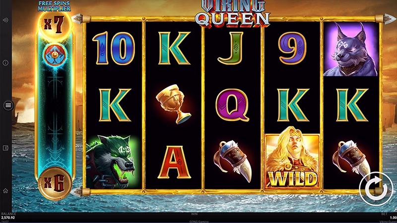 Viking Queen in game screen