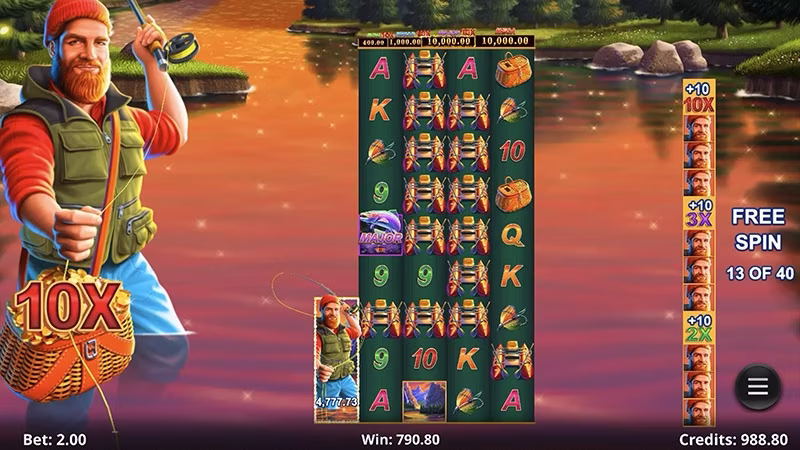 Wild Link Frenzy Free Spin in play screen