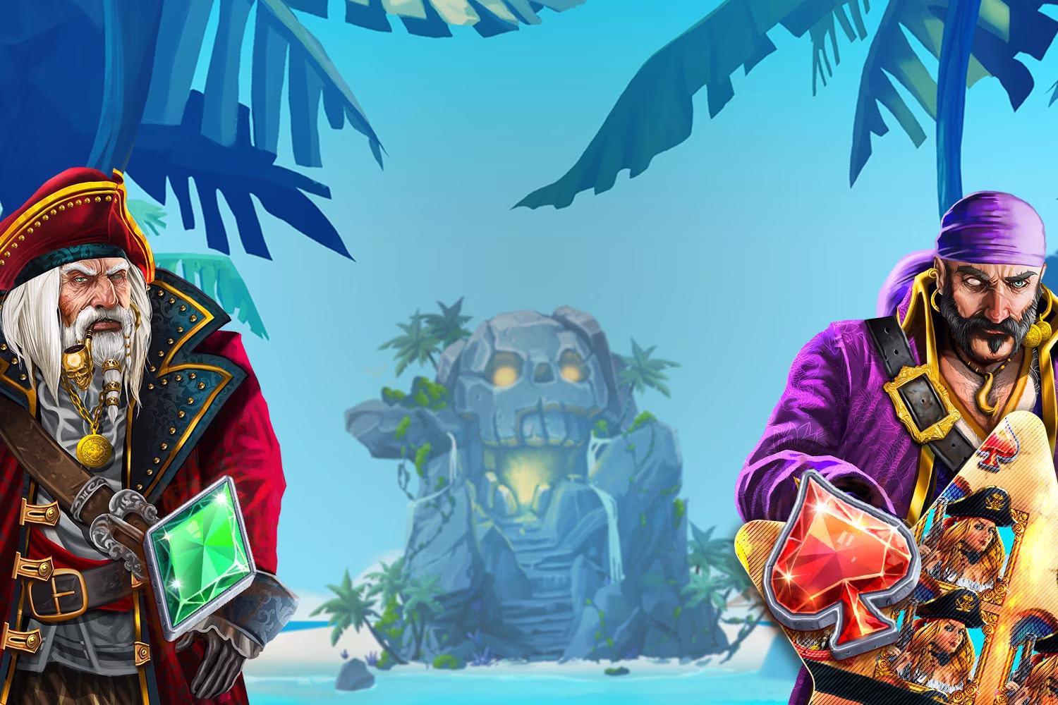 Spin Casino - Adventures Of Doubloon Island™ Pokies Background hero image
