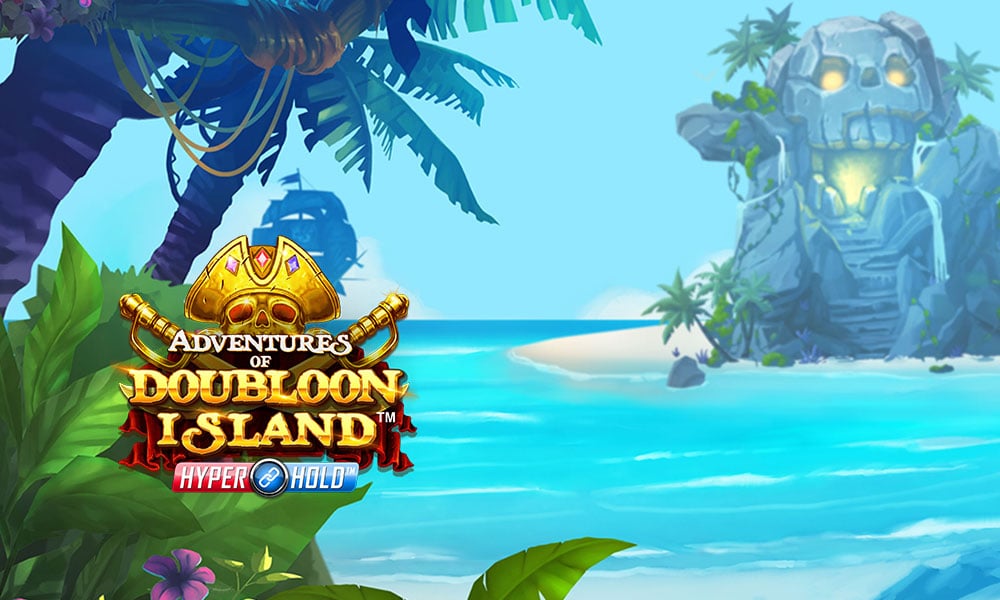 Adventures Of Doubloon Island icon with skull island background