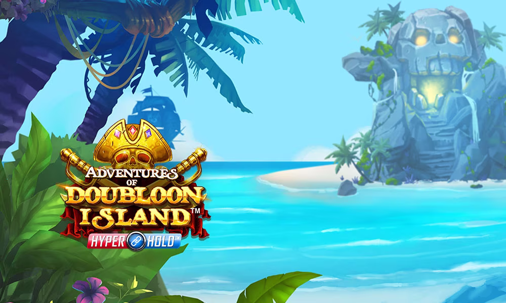 Adventures Of Doubloon Island™ icon with skull island background