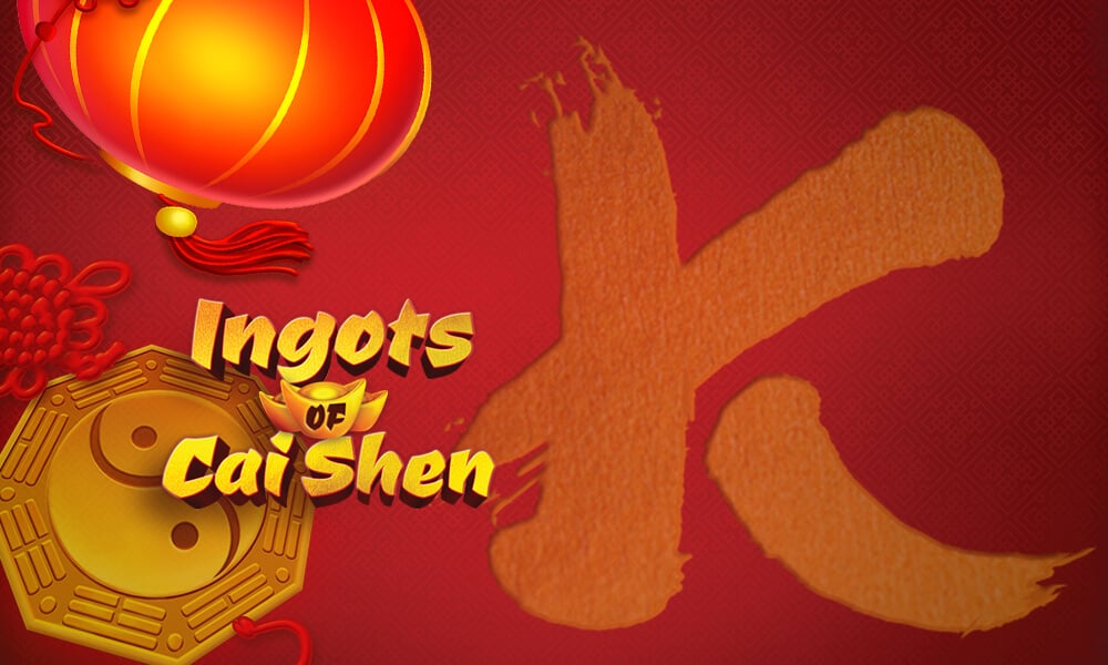 Ingots of Cai Shen logo with red background