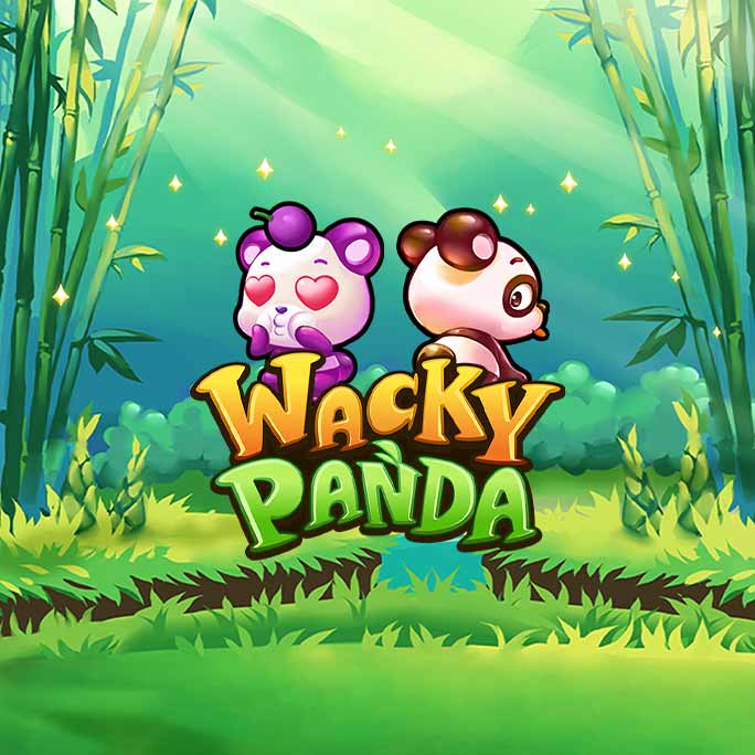 Wacky Panda Logo de machine à sous en ligne