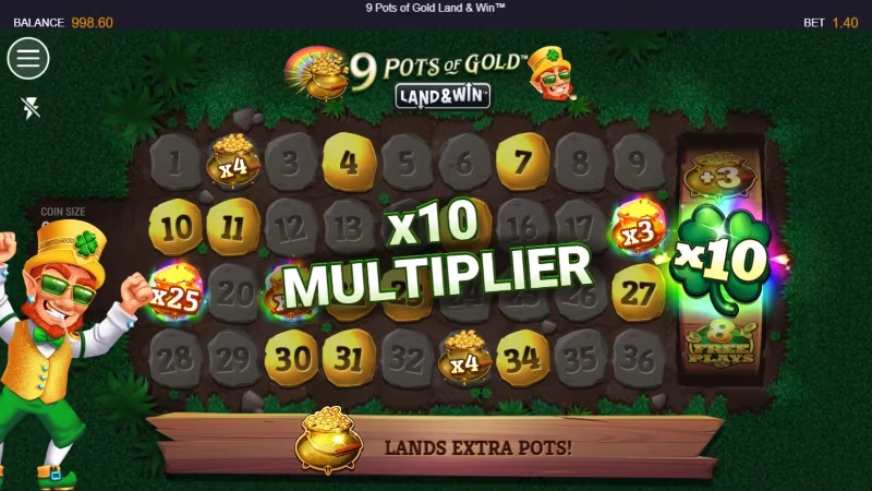 Imagen del juego 9 Pots of Gold™ Land & Win™ - 10 multiplicadores