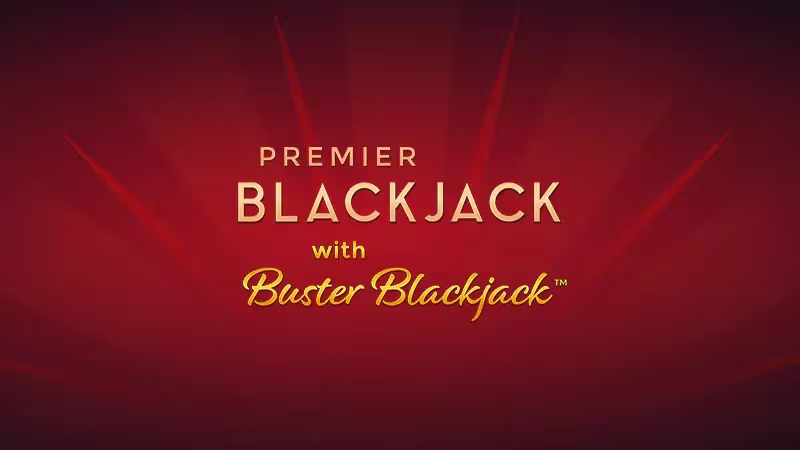 Premier Blackjack with Buster Blackjack™ logo