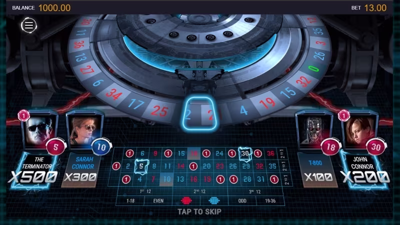 Imagen del juego Terminator 2™ Roulette