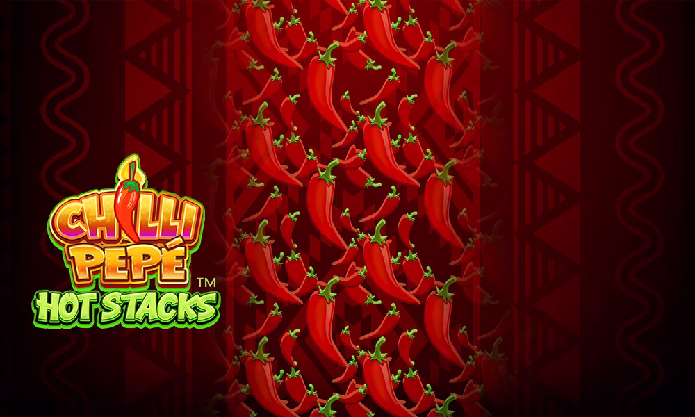 Imagen de fondo y logotipo de Chilli Pepé Hot Stacks™